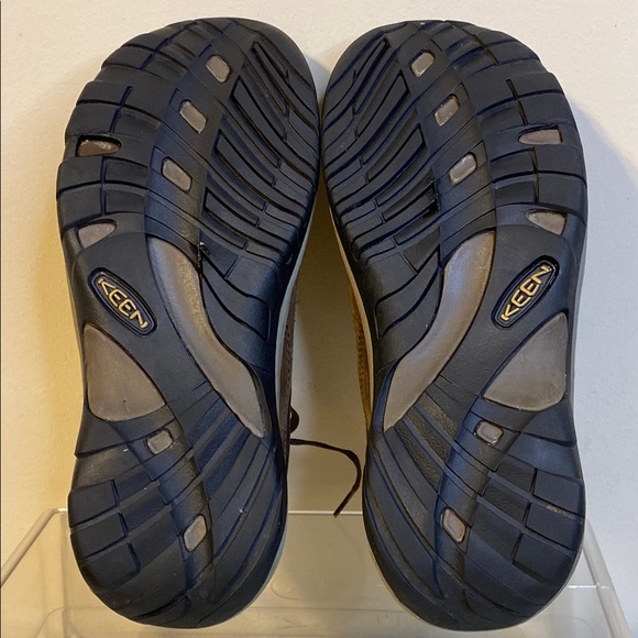 Keen Women’s Toyah Sneaker Brown Leather Athletic Hiking Shoes Size 9 - Picture 9 of 11